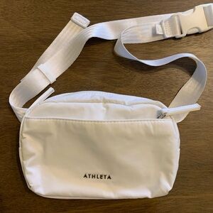 Athleta White Crossbody Bag NWOT